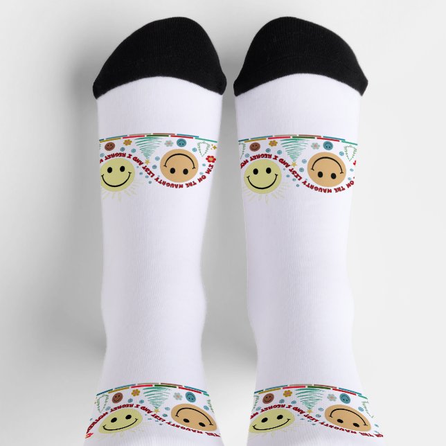 Chaussette Fête amusante disant (Haut)
