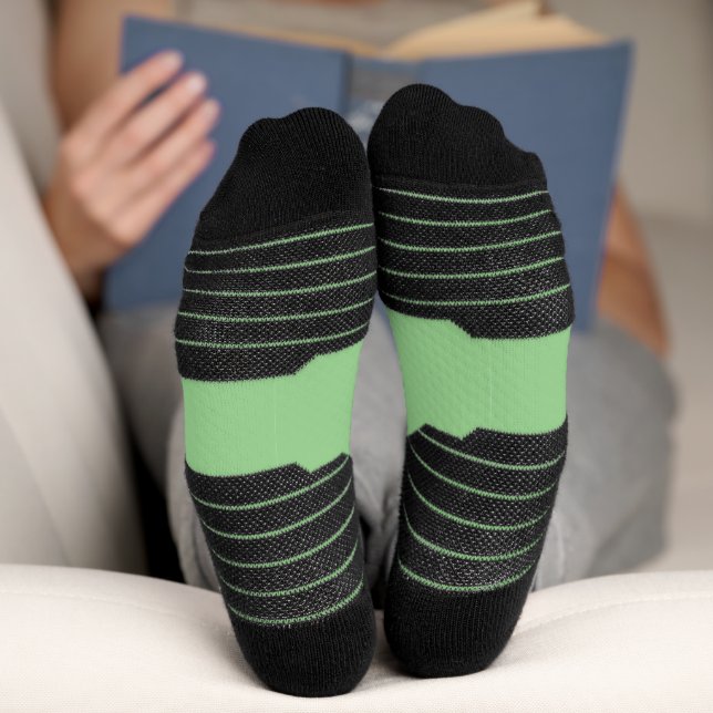 Chaussette Feuille de gomme, Feuille pâle, Vert pixie, (Fond)