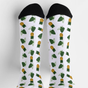 Chaussette Feuilles D'Ananas Et De Palmiers