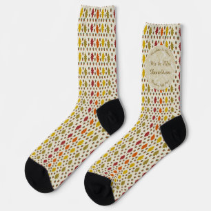 Chaussette Feuilles de chêne et Acorns Automne Mariage d'auto