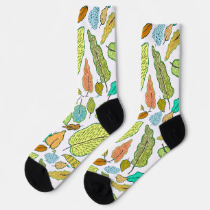 Chaussette Feuilles tombantes