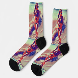 Chaussette Fille de la plage Thunder_Cove