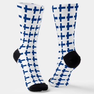 Chaussette Finlande Chaussettes, mode patriotique du drapeau 