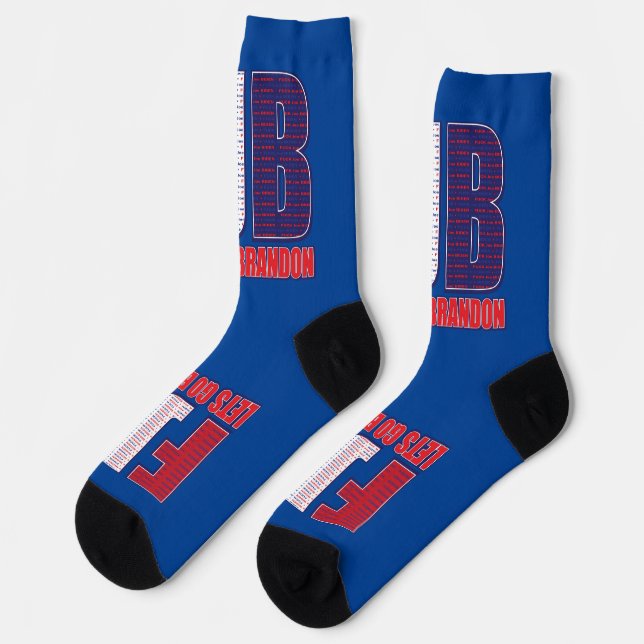 Chaussette FJB Allons-y Brandon (Gauche)