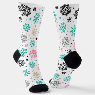 Chaussette Flèches de neige rétro