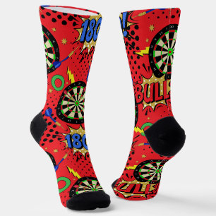 Chaussette Fléchettes Joueur Fléchettes Motif