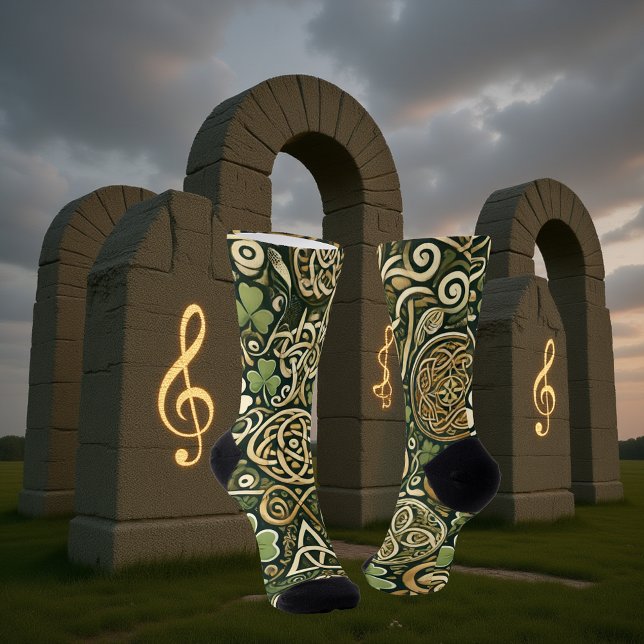 Chaussette Fleur celtique (Créateur téléchargé)