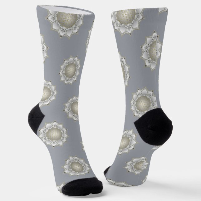Chaussette Fleur De Vie - Blossoms Mandala 1 (Angulaire)