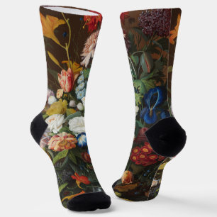 Chaussette Fleur vie morte avec le nid d'oiseau Severin Roese