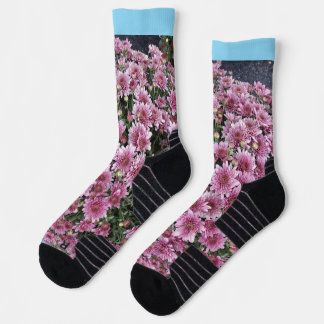 CHAUSSETTE FLEURS