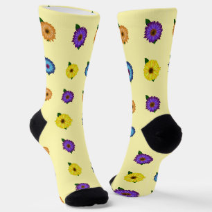 Chaussette Fleurs Colorées
