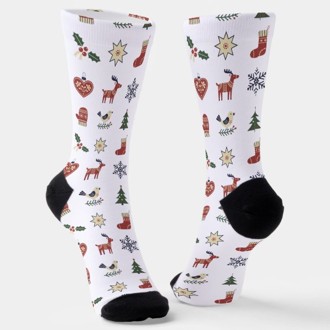 Chaussette Flocon de Noël (Angulaire)