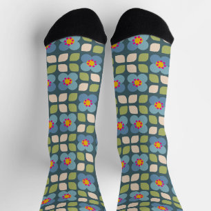 Chaussette FLORA BLUSH - Chaussettes Florales Funny durables