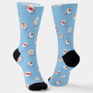 Chaussette Flottant dans le Motif de la rivière Lazy