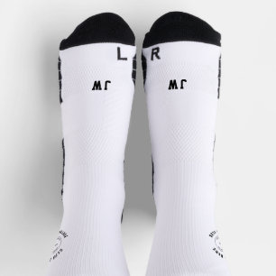 Chaussette Football Club Nom Logo Lecteur Initiales