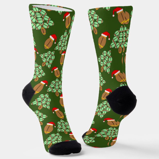 Chaussette Football de Noël (Angulaire)