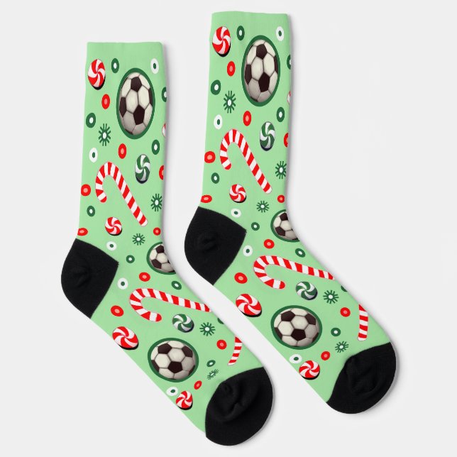 Chaussette Football Noël Cadeaux Chaussettes (Droite)
