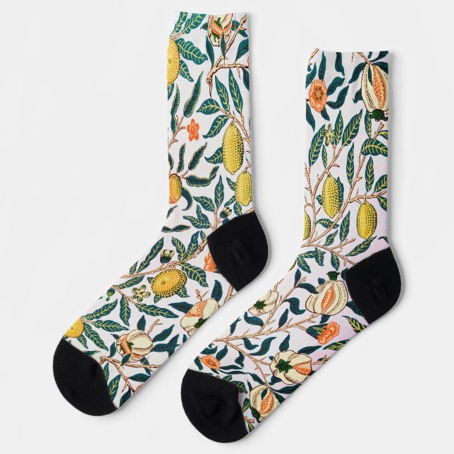 Chaussette Four Fruit Pattern, William Morris (Gauche)
