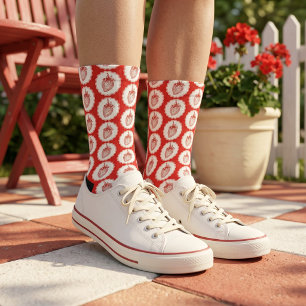 Chaussette Fraise