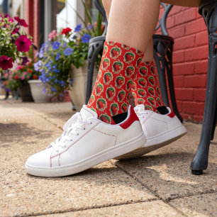 Chaussette Fraise