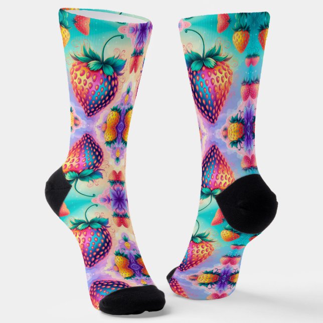 Chaussette Fraise colorée (Angulaire)
