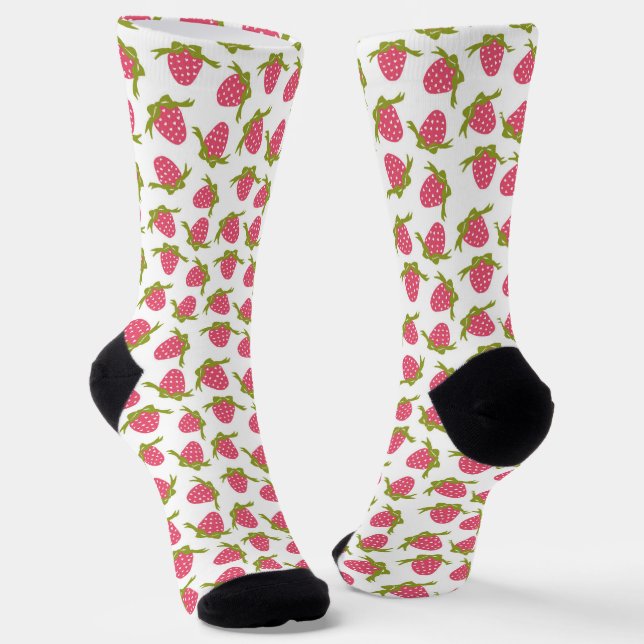 Chaussette Fraises et vaches nouveauté (Angulaire)