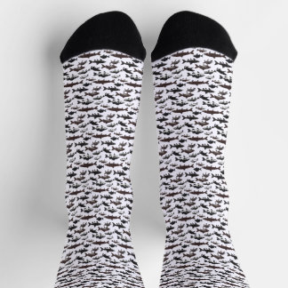 Chaussette Fresh water fish pattern