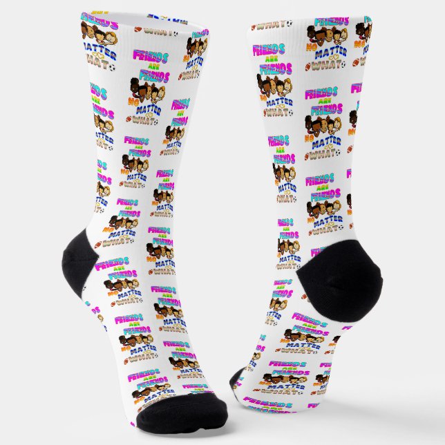 Chaussette Friends Are Friends No Matter What (Angulaire)