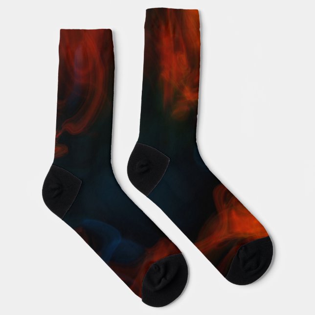 Chaussette Fumée et flammes (Droite)