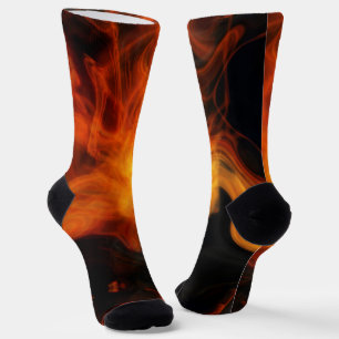 Chaussette Fumée et flammes