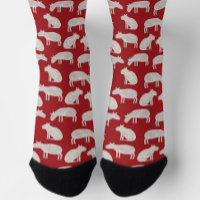 Fun Motif Capybara Rouge