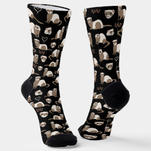 Chaussette Furets d'amour - Chaussettes noires