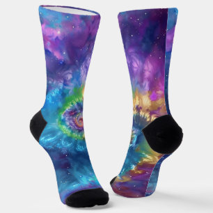 Chaussette Galactique - Cravate cosmique - Dye