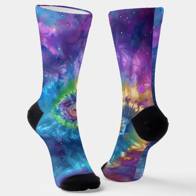 Chaussette Galactique - Cravate cosmique - Dye (Angulaire)