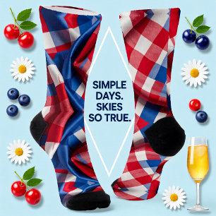 Chaussette Gingham et Gloire