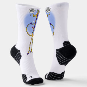 Chaussette GIRAFFE & HONEYBEE TEA par Jeff Willis