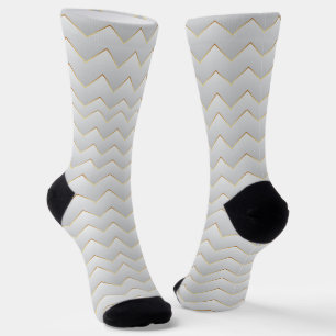 Chaussette Gold Zig Zag Chevron