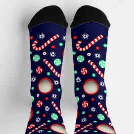 Chaussette Golf Christmas Holiday Gifts Socks
