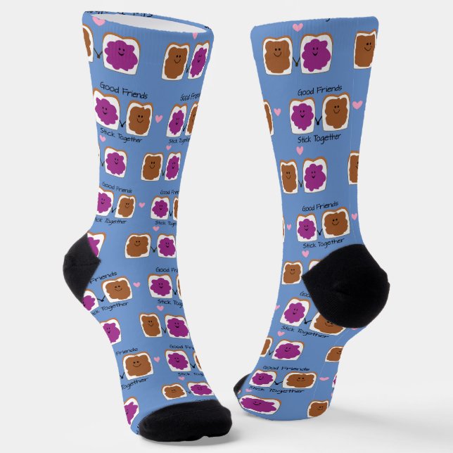 Chaussette Good Friends PB&J Funny (Angulaire)