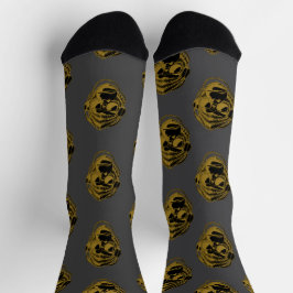 Chaussette Gorilla Musique Cool design