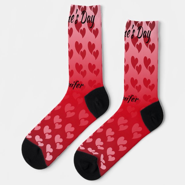 Chaussette Gradient Hearts Saint-Valentin (Gauche)