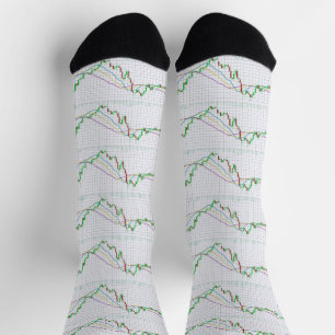 Chaussette Graphique du marché des Stocks de chandeliers