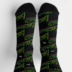 Chaussette Graphique du marché des Stocks de chandeliers