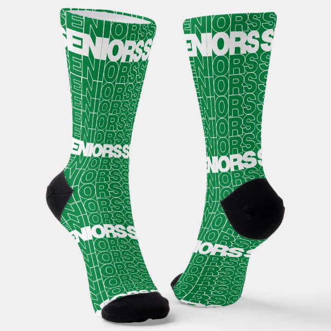 Chaussette Green Seniors Seniors Seniors Chaussettes pour per (Angulaire)
