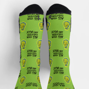 Chaussette Grincheux râleur Tous tes pulls sont moches
