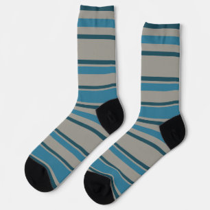 Chaussette Gris et bleu
