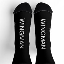 Groomsman Wingman Cadeau noir