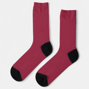 Chaussette Grosse trempée de rubis (couleur unie)
