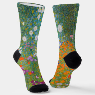 Chaussette Gustav Klimt - Jardin de fleurs