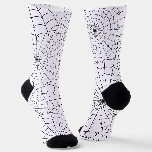 Chaussette Halloween Black Spiderweb (Angulaire)